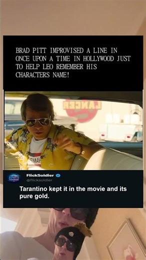 The heartwarming way Brad Pitt helped Leo on set! 🎬✨