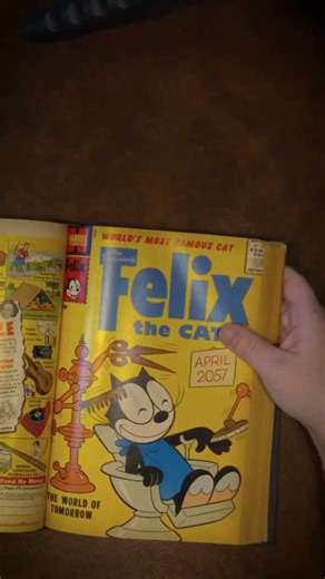 Harvey Comics - Felix the Cat Bound File Copies #79 - #90, 1957