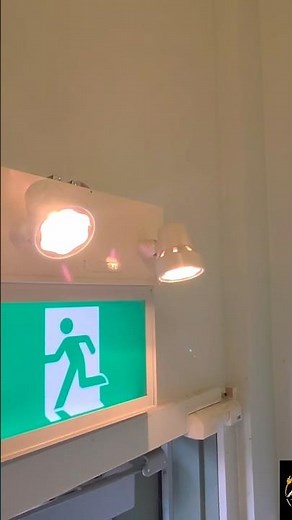 Emergency Exit Sign Battery Replacement & Troubleshooting 🔋 #electrician #ampedwithamrit