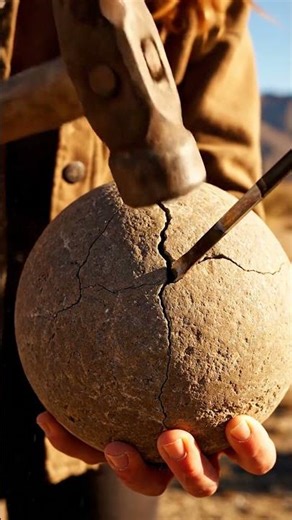 CRACKIT FOSSIL 🦴🦴 Ammonite Spiral Shell