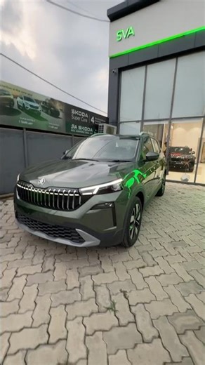 All new Skoda kushaq 2026 Updated Simla green colour option #carlovers