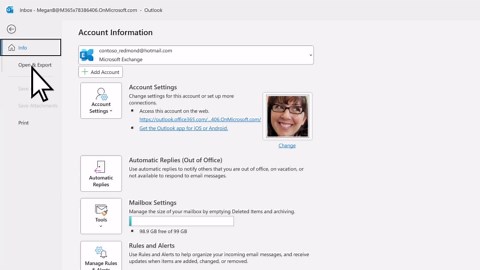從 Outlook .pst 檔案匯入電子郵件、連絡人和行事曆