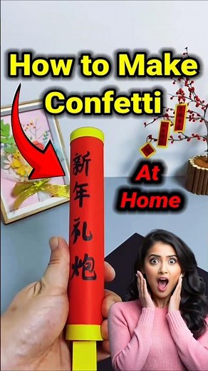 how to make confetti at home | Ghar par confetti kaise banaye | easy making confetti process #diy