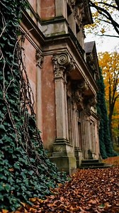 An ornate forgotten manor hidden in the autumn woods. Time has worn its edges, but its elegance still lingers — a quiet reminder of stories once lived within its fading walls. #AbandonedManor #ForgottenPlaces #AutumnDecay #HauntingBeauty #LostArchitecture #UrbanExploration #NatureReclaims #CinematicRuins #EchoesOfThePast #HiddenHistory | Mysterious Places