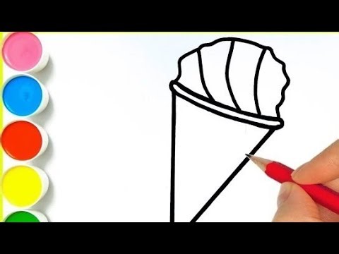How to Draw Popit Icecream Drawing || Step-by-step for beginners and Toddlers || Icecream popit ||
