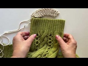 Tubular Cast on for ribbing K1, P 1. Italian Cast on.