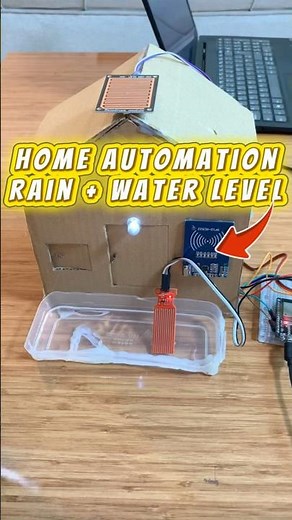 Home Automation Arduino - Raindrops + Water Level detection