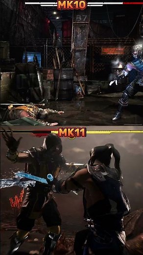 SUB-ZERO X Ray Comparison ⚔️ MKX vs MK11 | Brutal Finish 💀🔥