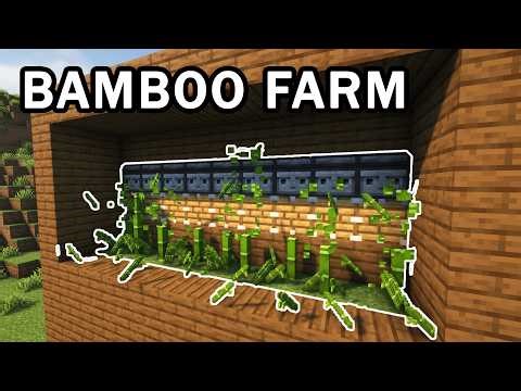 Minecraft Bamboo Farm 1.21+