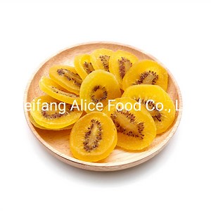 [Hot Item] Best Selling Dehydrated Fruit Dried Kiwi Yellow Kiwi Slice Preserved Kiwi