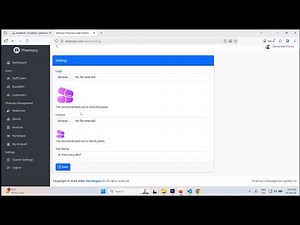 #30. Laravel 12 Tutorial: System Settings – Logo, Favicon & Application Name in Pharmacy Management