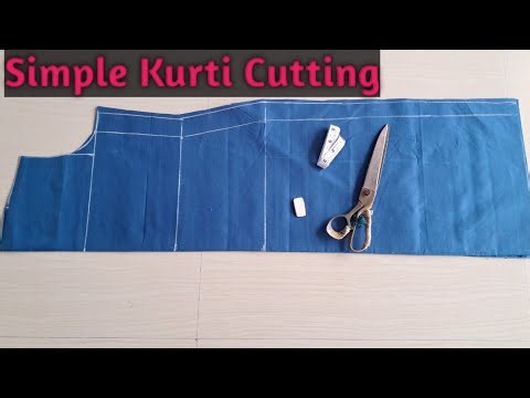 Simple Kurti Cutting Step by Step | Beginners Sewing Tutorial (Part 1)