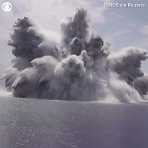 21K views · 228 reactions | WATCH: The U.S. Navy set off an explosion near the USS Gerald R. Ford aircraft carrier in the Atlantic Ocean June 18. The explosion, viewed from several angles, was part of a “full ship shock trial," which is done near warships to check that they can withstand harsh conditions. AT SEA: https://wwmt.com/news/offbeat/ai-powered-mayflower-beset-with-glitch-returns-to-england | News Channel 3 WWMT TV | Facebook