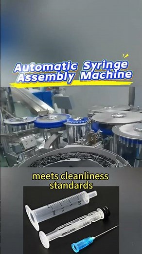 Disposable Syringe Automatic Assembly Machine #assemblymachine #machine #factory