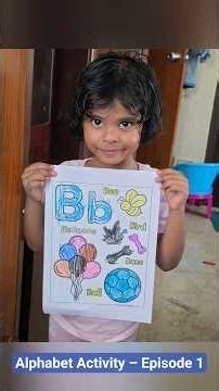 Alphabet Activity – Episode 1 | Fun & Screen-Free Learning for Preschoolers #ScreenFreeLearning