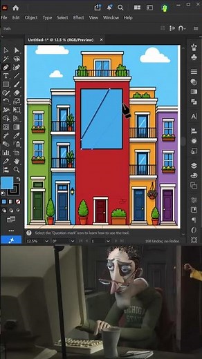 Beginner Vs Pro #illustratortips #illustratortutorial #shorts