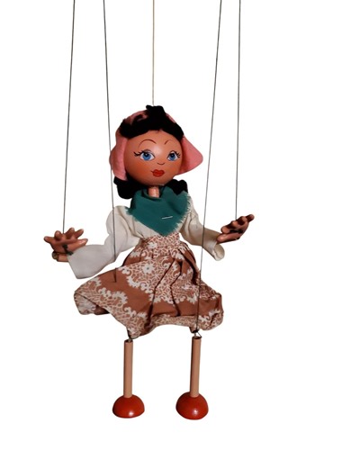 1950s Pelham Puppets Tyrolean Girl Gypsy Gil Wooden Marionette Puppet England - Etsy