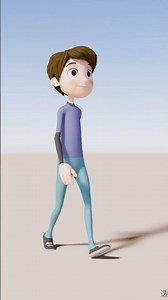 Maya开心走路动画参考 #animation #Maya#walkcycle