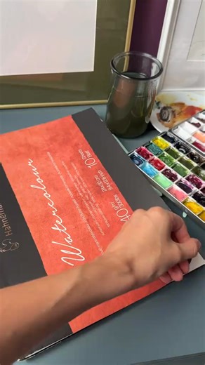 Beautiful and easy watercolor landscape. Full tutorial available | Perova ksyusha