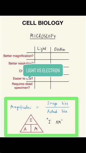 Do you know your microscopes? GCSE Biology #science #biology #cells #microscopes #magnification