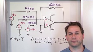 21 - Summing Amplifier Problems, Part 2 - Engineering Circuits - Vol 6 - Op-Amps, Part 1 - Math Tutor Public Gallery