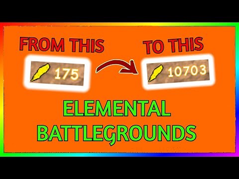 How To Get Shards Quickly In Elemental Battlegrounds! ROBLOX
