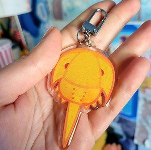 Horseshoe Crab Glitter Keychain - Etsy