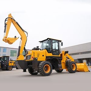 [Hot Item] Backhoe Loader Diesel Wheel Mini Excavator Backhoe Loader