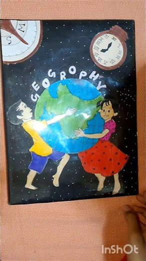 geography project file 📒how to make political map and physical map