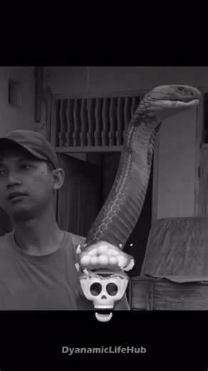 18ft King Cobra… With Bare Hands 😳🐍 #trollface #edit #snake #cobra