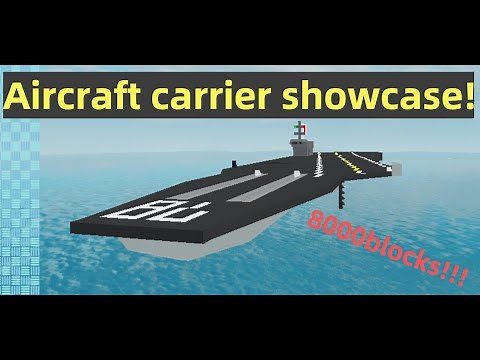 【Roblox Plane Crazy】 aircraft carrier showcase!