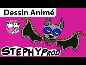 Dessin animé enfants Chauve Souris