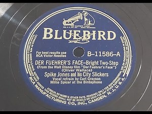 Spike Jones And His City Slickers 'Der Fuehrer's Face' 1942 78 rpm