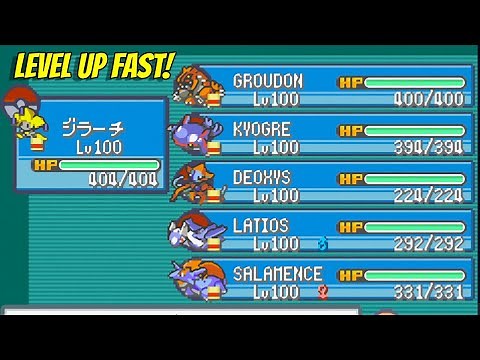 FASTEST Way To Level Up in FireRed & LeafGreen (XP BOOST)