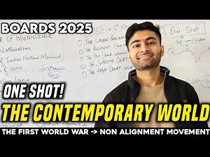 Complete Contemporary World | ICSE 10TH History OneShot!