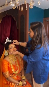 18K views · 531 reactions | Real struggle 來 #bride #makeuplook #bengalibride #makeup | Tania'z Makeup Studio & Academy | Facebook