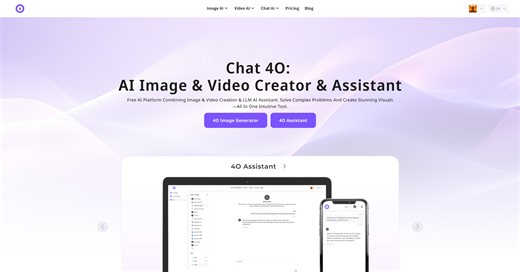 Chat 4O AI - AI Assistant, Image & Video Generation, ChatGPT Alternative