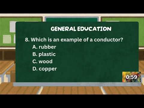 GENERAL EDUCATION - 50 ITEM QUESTIONS
