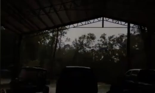 Lightning Cracks and Torrential Rain Pound Florida in Intense Storm