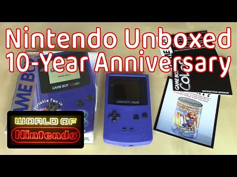 Nintendo Unboxed 10-Year Anniversary: Game Boy Color (US) 1998