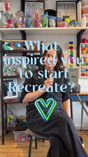 What inspired our fearless leader to start her own small scale recycling facility??? #recreatebrooklyn #reducereuserecycle #ecofriendly #sustainability #climateaction