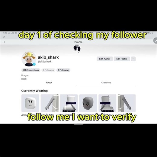 day 1 of checking my follower I want to verify guys help me