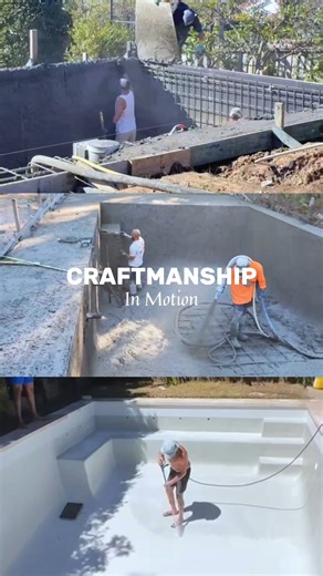 Every pool we build is shaped by the people behind it. What you’re seeing here is the care, patience, and skill that go into the details you might not always notice once the pool is finished. From preparation to final touches, this stage is about getting it right, not rushing the process. We believe great pools are built through experience, hands-on craftsmanship, and a genuine respect for the space they become part of. If you’re considering a pool, this is the level of care your project deserve