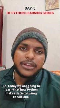 DAY -5 OF PYTHON LEARNING SERIES IN 30 DAYS 👍 #coding #learnpython #pythonlearning #viral