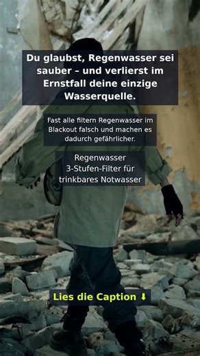 Regenwasser-Notfilter: Die 3-Stufen-Regel, die kaum einer kennt
