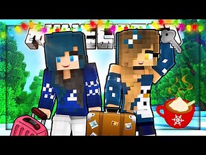 Minecraft - MY FIRST TIME GOING TO A RESORT! I GO SNOWBOARDING!! (Minecraft Roleplay)
