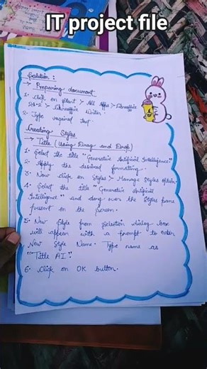 IT project file class 10📝