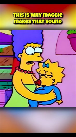 This is The Real Reason Maggie Simpson Makes That Sound #shorts