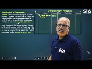 SAQ Problem 1 on Consignment Explained! | Financial Accounting-II | B.Com sem2 #degree #bcom #imp