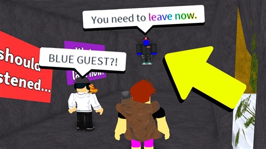 Hunting for the mysterious blue guest was a bad idea